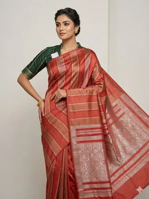 CRAPE ORGANZA SAREE