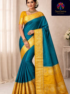 MULTICOLOUR CRAPE SILK SARIS