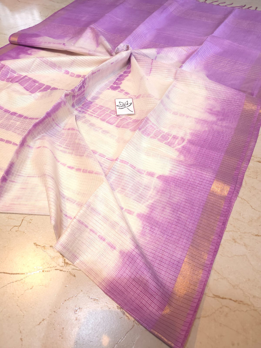 BLUE WITH OFF WHITE KOTA SAREE