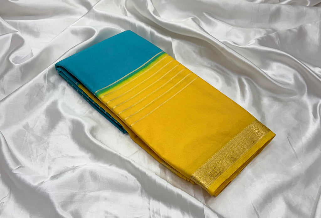 MULTICOLOUR CRAPE SILK SARIS