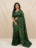 GREEN TUSSAR HANDLOOM SAREE