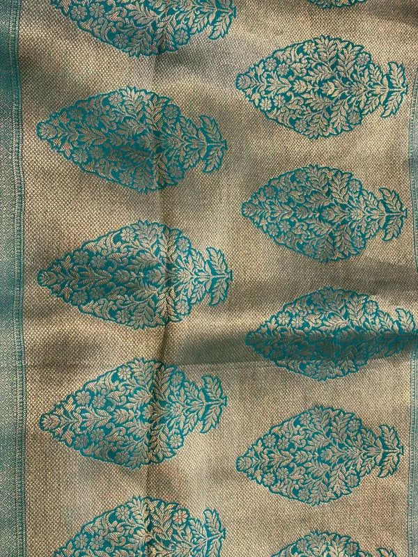 GREEN TUSSAR SILK SAREE