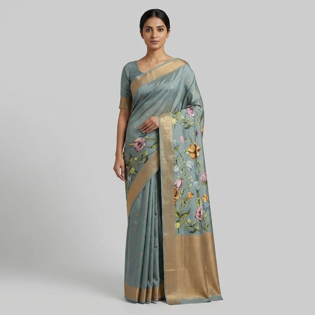 MULTICOLOR SILK SAREE