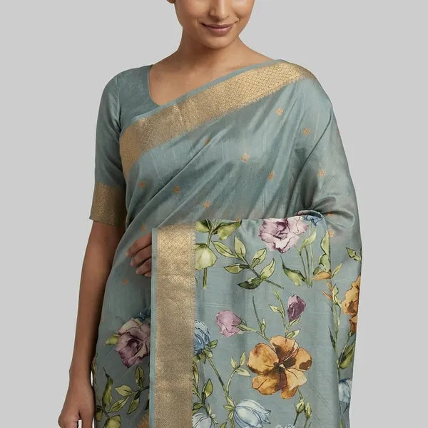 MULTICOLOR SILK SAREE