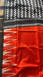 ORANGE CHANDERI SILK